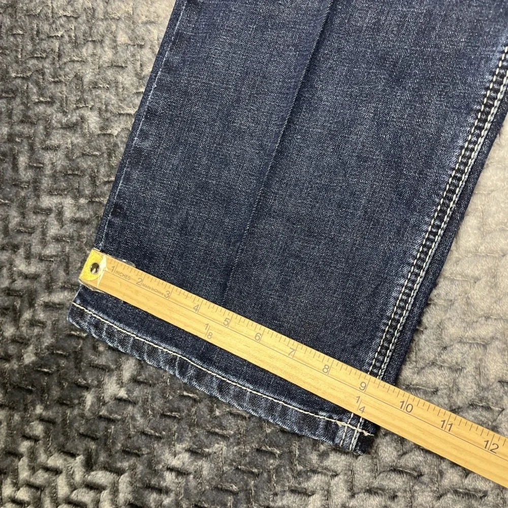 Ariat Jeans 38x32 M4 Low Rise Boot Cut Work Jeans Denim Med Wash EUC